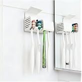 Usin Kendinden Yapışkanlı Hijyenik Diş Fır&ccedil;ası Asacağı Askılığı Askılık Diş Fır&ccedil;alık Banyo Organizer (beyaz)