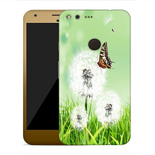 Snoogg Butterfly in White Petals Designer Protective Phone Back Case Cover for Google Pixel XL