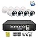 Produktbild Überwachungskamera 4ch 720p Ahd Dvr CCTV System 1.0mp 1200tvl Ir Night Vision Indoor Outdoor Camera Home Security Videoüberwachung Kit