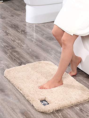 Preisvergleich Produktbild LFF Volltonfarbe super weiche Bodenmatte Wohnzimmer Schlafzimmer Nachtteppich Badezimmer saugfähige Matte,D,50 * 180
