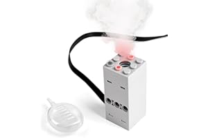 HOTUT Servomoteur Fonction Accessoires, Servo Moteurs Électriques Blocs avec Effet de pulvérisation, Compatible avec Lego et Autres Marques Les Modèles de Blocs de Construction