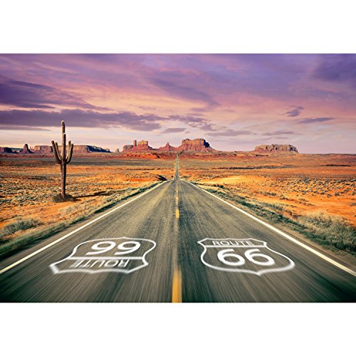 Fototapete Route 66 308 x 220 cm – Vliestapete – Wandtapete – Vlies Phototapete – Wand – Wandbilder XXL – !!! 100% MADE IN GERMANY !!! Runa Tapete 9046010a - 6