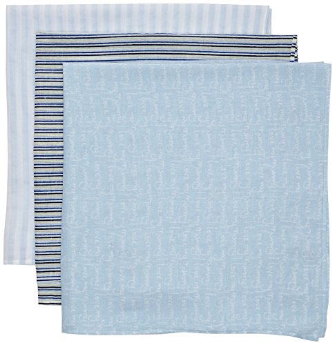 Pumpkin Patch Unisex Baby 3 Pack Muslin Wrap Scarf, Clean White, One Size