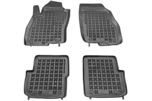 MTM Tappetini Gomma per Fiat Punto Evo 5 porte 10.2005>2014 Design a Vaschetta, su Misura con Bordi Rialzati cod. 3D 5366