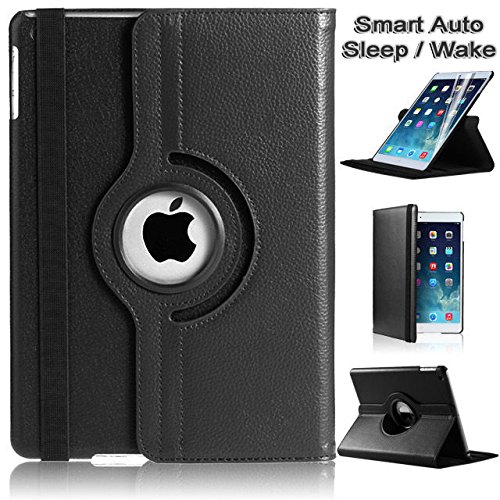 iPad Pro 10.5 Fall, (2017 Modell) DN® iPad Pro 10,5 Leder Fall, 360 Grad Roatating Hohe Qualität Wallet Stand Case für iPad Pro 10,5 2017, (26,7 cm Display) [kompatibel mit iPad Pro 10,5 Displayschutzfolie]