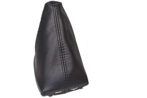 THE TUNING-SHOP LTD Soufflet de levier de vitesse+ cadre en cuir compatible avec Ford C-MAX 07-10