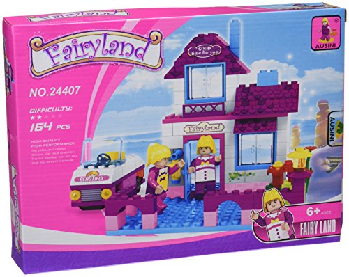 Ausini-44344 Juego De Construcción Barbacoa/Casa, 172/164 Piezas, Multicolor (Color Baby 44344)