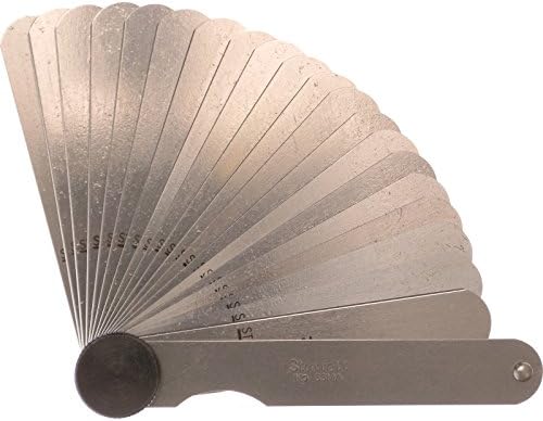 Elite Choice Starrett 66Ma Feeler Gauge 20 Piece 0.05-1mm [Multi Set] - Min 3yr Warranty