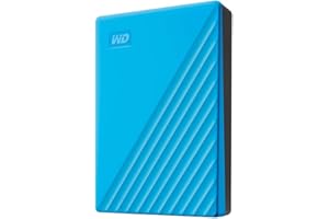 Western Digital WD 5TB My Passport Portable Hard Disk Drive, USB 3.0 with Automatic Backup, 256 Bit AES Hardware Encryption,P