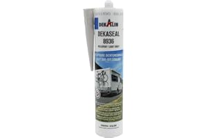 Dekalin Dekaseal 8936 tätningsmedel 310 ml patron ljusgrå husbil husvagn båt kan torkas bort