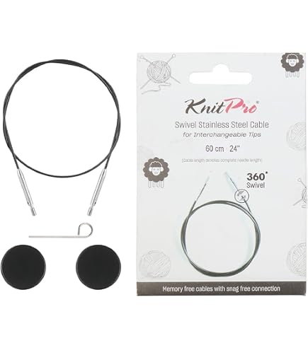 Aiguilles à Tricoter Circulaires Fixes KnitPro J'Adore Cubics 60 Cm X 4,5 Mm - Bois De Bouleau Lilas