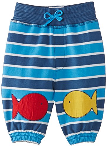 Kite Baby-Boys Fish Jogger Striped Trousers, Blue, 12-18 Months