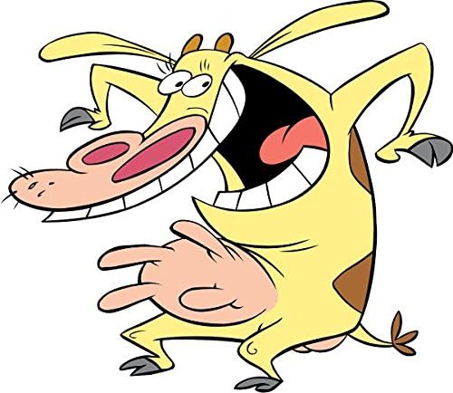 INDIGOS 4051719959802 Wall Sticker MD410 Cowhide Insanity Crazy Cows in Action 40 x 34 cm, Multicoloured