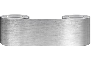 Guest Ruyunlai Bordo autoadesivaargento spazzolato 12cm X 500cm