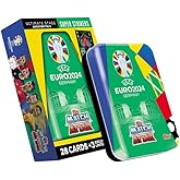 Topps Official Euro 2024 Match Attax - Booster Tin - Super Strikers - enthält 28 Euro 2024 Match Attax Karten Plus 3 Exklusiv