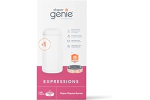 Playtex Diaper Genie Expressions Customizable Diaper Pail with Starter Refill