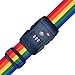 Produktbild Regenbogenfarbener Koffergurt mit TSA Zahlenschloss Travel Sentry