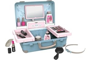 Smoby - My Beauty Kosmetikkoffer - Schminktasche inklusive Spielkosmetik (unecht), Spiegel, ausklappbare Seitenfächer und viel Zubehör, für Kinder ab 3 Jahren