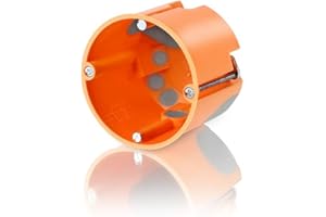 SUNDEER Cavity Wall Device Box Windproof 61 x 68 mm Orange (Pack of 10)