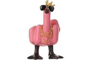 KIAYOO Decoration Voiture,Doigt d'honneur Taille Mini Middle Finger Duck Statue Jouets Voiture Intérieur,Auto Accessoires Ornement Cadeau Homme Femme d'anniversaire, De Noël, De Nouvel an