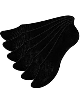 6 Paar Unsichtbare Sneaker Socken für Damen und Herren | Füßlinge | Invisible Socks | unsichtbare Mesh Sneaker...