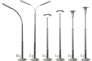 Faller F180538 H0 - Set Lampioni Stradali