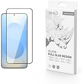 S25 Plus Rika Premium Tempered Glass Screen Protector Black compatible with Zore Galaxy
