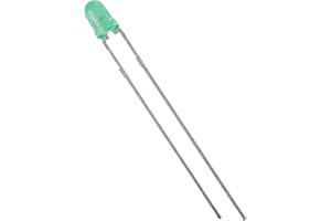 Perel 143675 estándar lámpara LED, 3 mm, verde luz