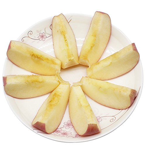 Suby Apple-Cutter, Slicer, Ausstecher, Edelstahl Apfelschneider Splitter Cut – (Rot) - 2