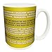 Produktbild The Office Dwight shrute Corporate Leiter (Dunder Mifflin) Gruppe Arbeitsplatz Comedy TV fernsehprogramms Kaffee (Tee, Kakao) Tasse 15 Ounce Yellow, Blue, White