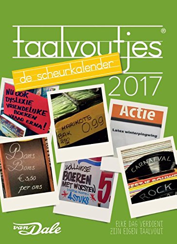 Preisvergleich Produktbild 2017 (Taalvoutjes – de scheurkalender: elke dag verdient zijn eigen taalvout)