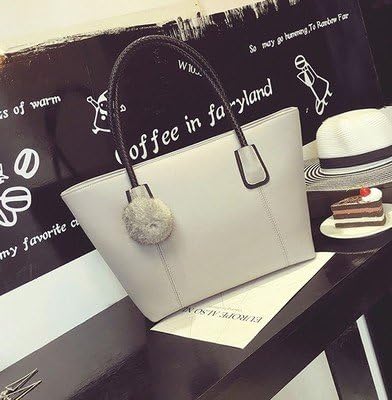AoBao Large packet female simple western New Toth package mass package bag shoulder the great tide of stylish package, gray minimalist) gross ball Limited Edition
