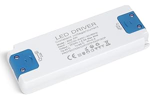 SUCIKORIO 24V 60W Zasilacz LED Transformator 230V Do 24V 60W 2.5A Smukły Sterownik Stałonapięciowy Ultracienki Transformator Niskonapięciowy, Odpowiedni Do Taśm świetlnych I Opraw Oświetleniowych