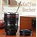 Produktbild EMOTREE Kaffeetasse Kameraobjektiv Mug EF 24-105mm Lens Becher Trinkbecher Kamera Objektiv Schwarz