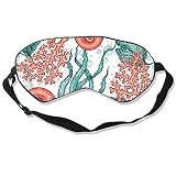 Lavable, con botones para ajustar la tensión, ayuda a dormir y aliviar la fatiga ocular, súper suave, realmente agradable para la piel, máscara de ojos sin presión.