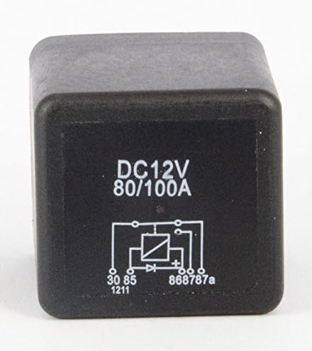 Heavy-Duty Relay 12V, 100A, Normally Open, with Diode (Package unit: 5)