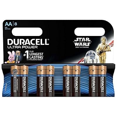 Duracell - Pile alcaline blister x8 Duracell Ultra Power LR6 - AA Star Wars 1.5V 2700mAh - Blister(s) x 8
