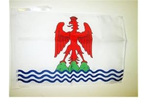 AZ FLAG - Flagge Grafschaft Nizza - 45x30 cm Mit Kordel - Nice Fahne 30 x 45 Cm - Flaggen
