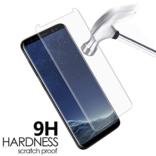 Samsung Galaxy S8,Linboll Panzerglas Displayschutzfolie für Samsung Galaxy S8 mit Härtegrad 9h Abgerundete Kanten (2.5D)[Hohe Transparenz][Fingerabdruck-frei][Blasenfrei] - 4