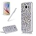 Produktbild Girlyard Silikon Glitzer Hülle für Samsung S7 Edge, Luxus Variable Farbe Pailletten Muster Shinning Case Weiche TPU Bling Backcover Ultra Dünn Flexibel Rubber Etui und Anti Rutsch Kratzfeste Schutzhülle für Samsung Galaxy S7 Edge - Silber