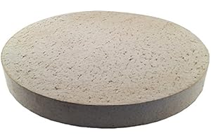 daniplus Pierre à pizza ronde en argile réfractaire Ø 260 mm Convient pour four, barbecue, barbecue sphérique