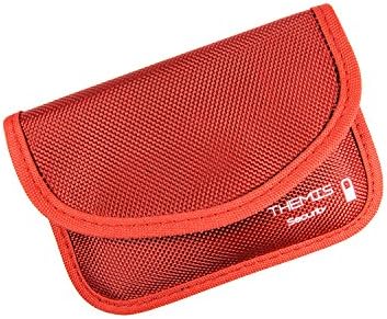 Themis Security GEN3 โ Red Nylon Shielding Case For Car keys with Keyless Go or Keycards, 2 Compartments 1x shielded and 1x not shielded for normal use, New with 3 LAYERS of high-quality shielding.