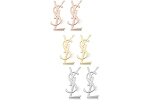 baobei Goldohrringe Sets für Frauen, Roségold Edelstahl Kleine Knorpel Ohrstecker, Chirurgie Minimalistische Geometrische Ohrstecker Sets für Mädchen Jungen, Geburtstagsgeschenk, Schmuckgeschenke für Frauen