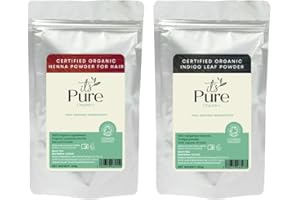 It's Pure Natural Hair Dye - Organic Henna & Indigo Hair Colour 200g