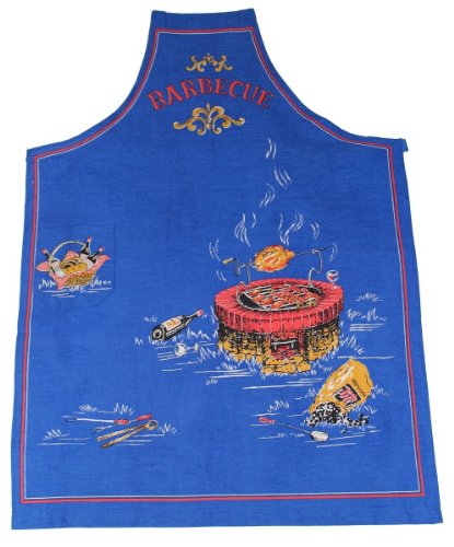 Tobeni ® 1708-002 barbecue tablier pour barbecue et cuisine en coton