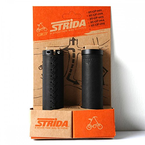 Preisvergleich Produktbild Original Satz Ledergriffe schwarz für STRIDA Fahrrad