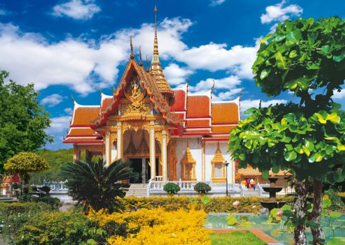 Preisvergleich Produktbild Schmidt Spiele 58127 - Wat Chalong Tempel / Insel Pucket, 1000 Teile