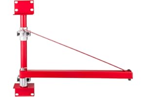 VEVOR Elektrische seilwinde, 300 kg Seilwinde, 103 x 140 x 180 mm Seilzug, Faschenzug Kettenzug 220v 8 kg passt der Mast in Werkstätten, Einkaufszentren, Garagen, Docks und andere verwandte Bereiche