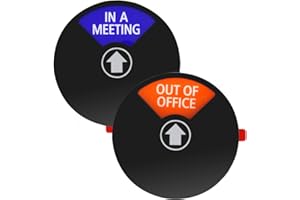 HAOHAI 2 Stück 15,2 cm Konferenzschild für Büros, Datenschutzschild aus dem Büro, nicht stören, lustig, in einem Meeting-Schild für die Kabine