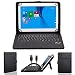 Produktbild NAUC® Wireless Bluetooth Tastatur Tablet Keyboard Schutzhülle Hülle Cover Case , Tablet Modell für:Odys Notos plus 10